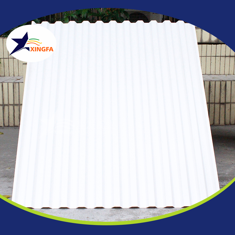 郑州加强版3.5厚度蓝面白底PVC塑料瓦 陶瓷原料化工厂用pvc波纹瓦 出厂价直销全国